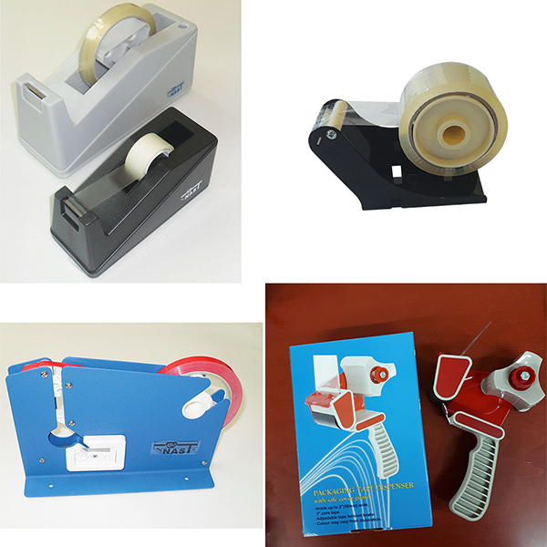 Bases and devises for self adhesive tapes